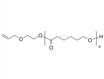 PCL-allyl 聚己内酯-烯丙基氧乙基 末端双键 生物降解高分子
