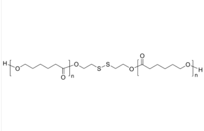 PCL-2OH-disulf 聚己内酯-双羟基 链中间为二硫键