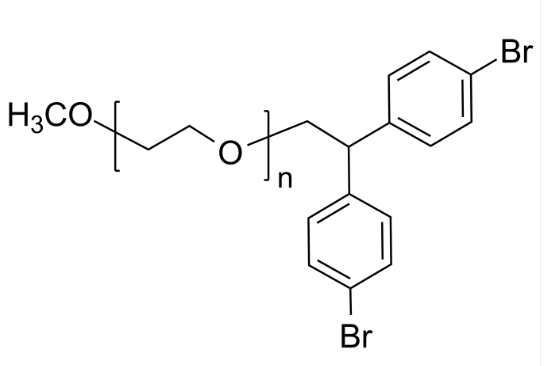 mPEG-DPE2Br 甲氧基-聚乙二醇-(4,4'-二溴二苯乙基) 