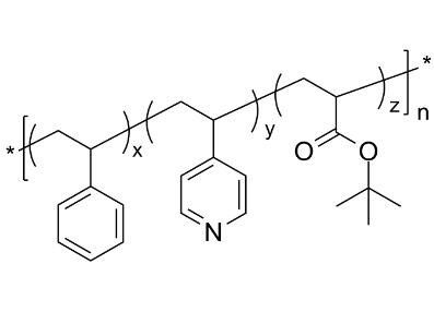 PS4VPtBuAran 聚苯乙烯共(4-乙烯基吡啶)共丙烯酸叔丁酯 3组分无规共聚物