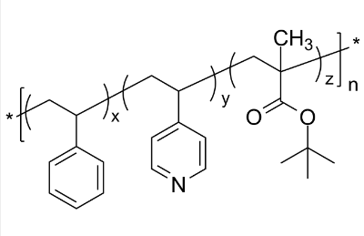 PS4VPtBuMAran 聚苯乙烯共(4-乙烯基吡啶)共甲基丙烯酸叔丁酯 3组分无规共聚物
