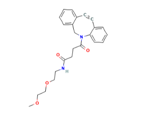 m-PEG2-DBCO，甲氧基二聚乙二醇-二苯基环辛炔 