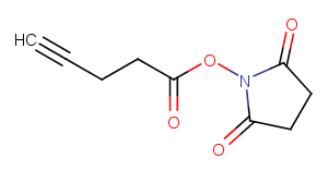 Propargyl-C1-NHS ester Chemical Structure