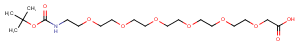 Boc-NH-PEG6-CH2COOH Chemical Structure
