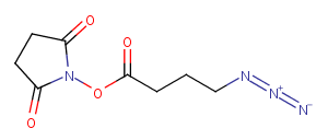 N3-C3-NHS ester Chemical Structure