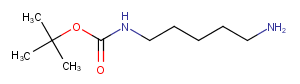 51644-96-3 NH2-C5-NH-Boc Chemical Structure