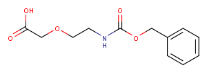 Cbz-NH-PEG1-CH2COOH Chemical Structure