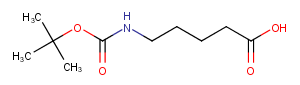Boc-NH-C4-acid Chemical Structure