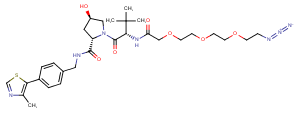 (S,R,S)-AHPC-PEG3-N3 Chemical Structure