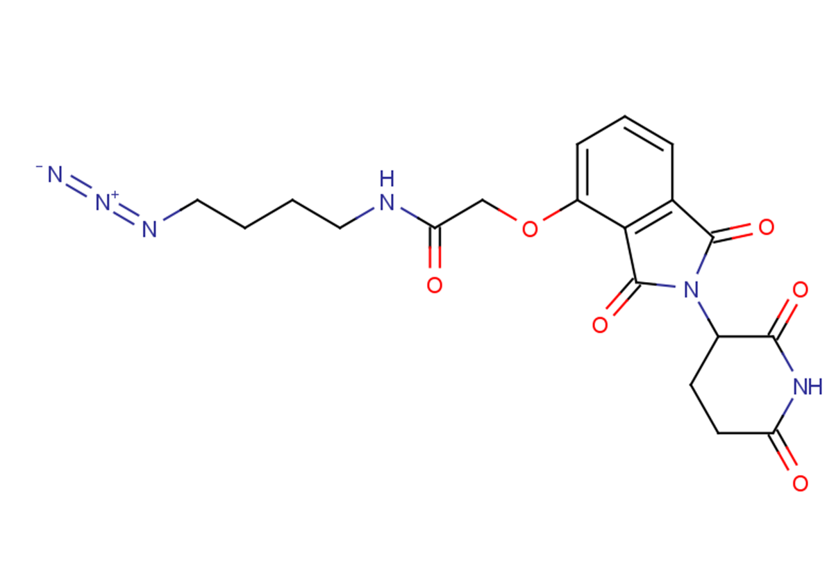 2098488-36-7 Thalidomide-O-amido-C4-N3 Chemical Structure