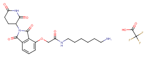 1950635-14-9 Thalidomide-O-amido-C6-NH2 TFA Chemical Structure