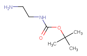 NH2-C2-NH-Boc Chemical Structure