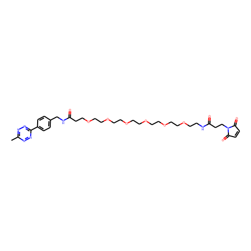 Methyltetrazine-PEG6-maleimide Chemical Structure