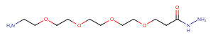 H2N-PEG4-Hydrazide Chemical Structure
