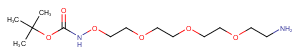 Boc-Aminooxy-PEG3-C2-NH2 Chemical Structure