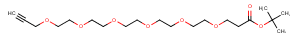 1355197-95-3 Propargyl-PEG6-Boc Chemical Structure