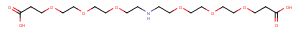 NH-bis(PEG3-acid) Chemical Structure
