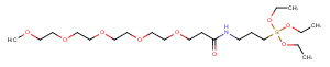 m-PEG5-triethoxysilane Chemical Structure