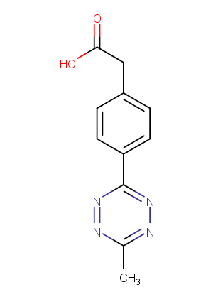 Methyltetrazine-acid Chemical Structure