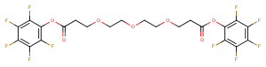 Bis-PEG3-PFP ester Chemical Structure