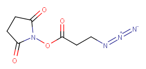N3-C2-NHS ester Chemical Structure