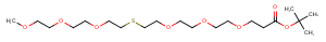 2055040-96-3 m-PEG3-S-PEG3-Boc Chemical Structure