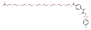 2055048-45-6 Active-mono-sulfone-PEG8-acid Chemical Structure