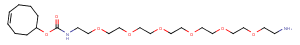 TCO-PEG6-amine Chemical Structure