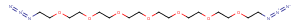 Azido-PEG7-azide Chemical Structure
