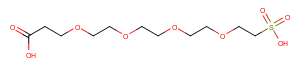 Carboxy-PEG4-sulfonic acid Chemical Structure