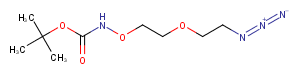 2100306-67-8 Boc-Aminooxy-PEG1-azide Chemical Structure