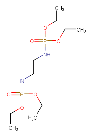 34008-16-7 C2-Bis-phosphoramidic acid diethyl ester Chemical Structure
