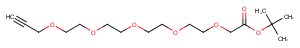 Propargyl-PEG4-O-C1-Boc Chemical Structure