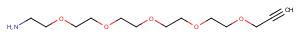 Propargyl-PEG5-amine Chemical Structure