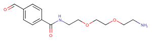 Ald-Ph-amido-C2-PEG2-amine Chemical Structure