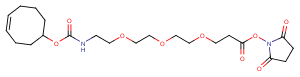 2141981-88-4 TCO-PEG3-NHS ester Chemical Structure