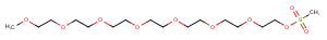 m-PEG7-Ms Chemical Structure