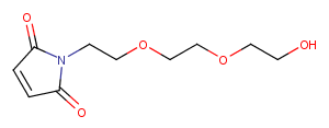 Mal-PEG3-alcohol Chemical Structure