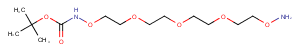 Boc-Aminooxy-PEG4-NH2 Chemical Structure