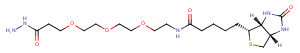 Biotin-PEG3-propionic hydrazide Chemical Structure