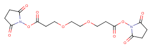 Bis-PEG2-NHS ester Chemical Structure