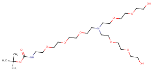 2055042-60-7 N-(Boc-PEG3)-N-bis(PEG2-alcohol) Chemical Structure