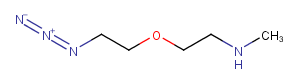 Azido-PEG1-C2-methylamine Chemical Structure