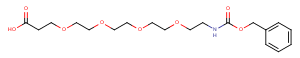 Cbz-NH-PEG4-C2-acid Chemical Structure