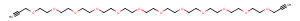 Bis-propargyl-PEG11 Chemical Structure