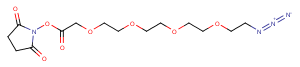 Azido-PEG4-NHS-ester Chemical Structure