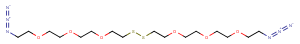 Azido-PEG3-SS-PEG3-azide Chemical Structure