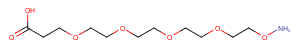 Aminooxy-PEG4-acid Chemical Structure