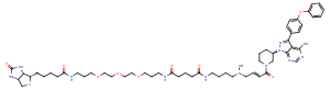 Ibrutinib-biotin Chemical Structure