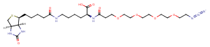 N-(Azido-PEG4)-biocytin Chemical Structure